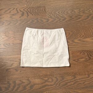 White Mini Skirt